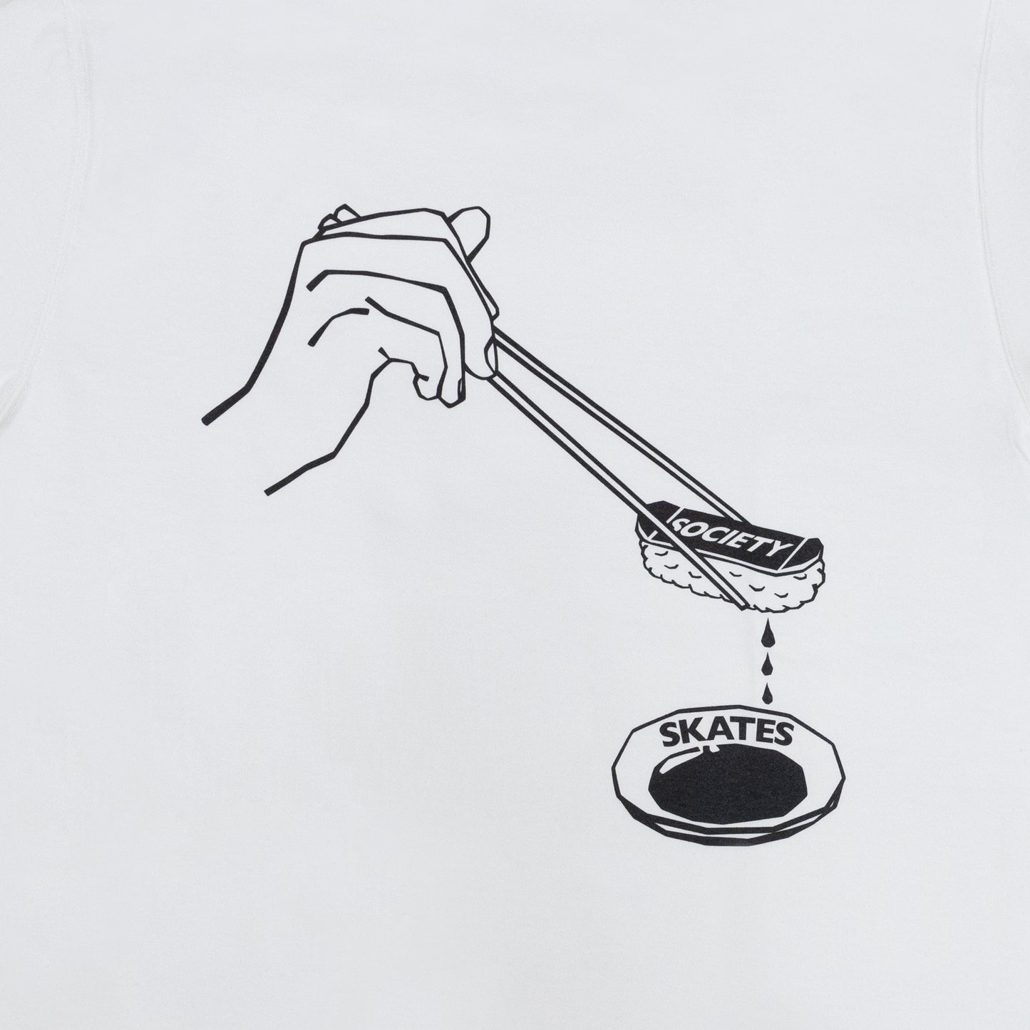 【SUSHI TEE】 (White) Made in Japan