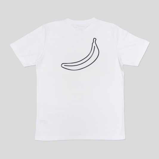 【BANANA TEE】 (White) Made in Japan