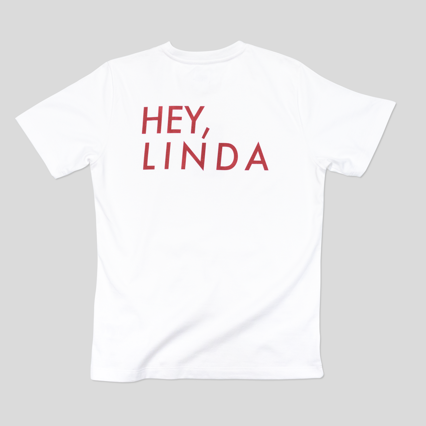 【HEY, LINDA TEE】 (White) Made in Japan