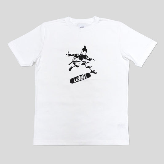 【SAMURAI TEE】 (White) Made in Japan