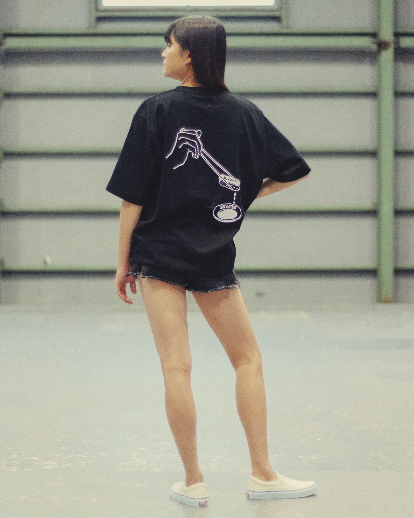 【SUSHI TEE】 (Black) Made in Japan